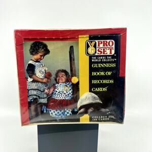 Pro Set 1992 Guinness Book of World Records Cards Factory Sealed Box 36 Packs